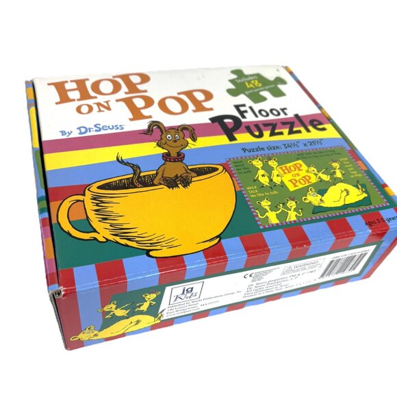 Dr Seuss Hop on Pop Giant Floor Puzzle 48 Piece Complete - Picture 4 of 10